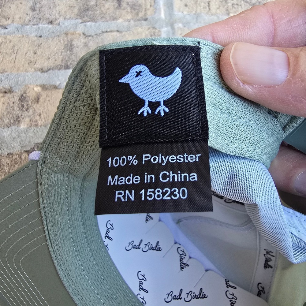 Bad Birdie Bad Rope Hat Washed Sage Green Snapback Golf Cap BBH002-702 NEW - Picture 7 of 8